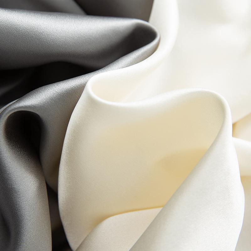 Chinese Style Silk Satin Mandarin Collar Blouse - Women's Summer Tie-Up Raglan Sleeve Top