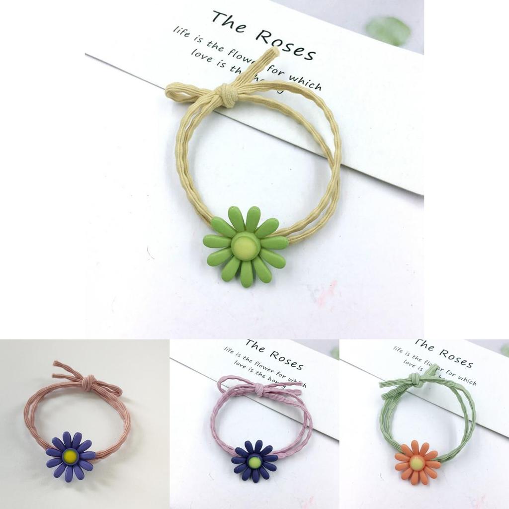 Beautiful Ins Women Daisy Hair Rope Headband With High-elastic Korean Rubber Band