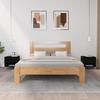 VidaXL Tables de chevet 2 pcs Noir 50x46x50 cm Bois d’ingénierie 819535