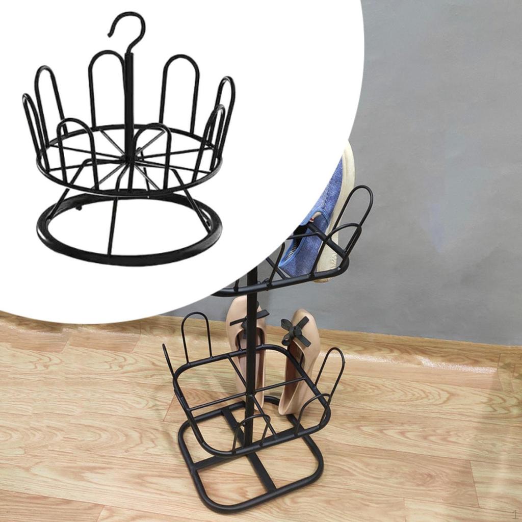 Solução de armazenamento de carrossel de sapatos
