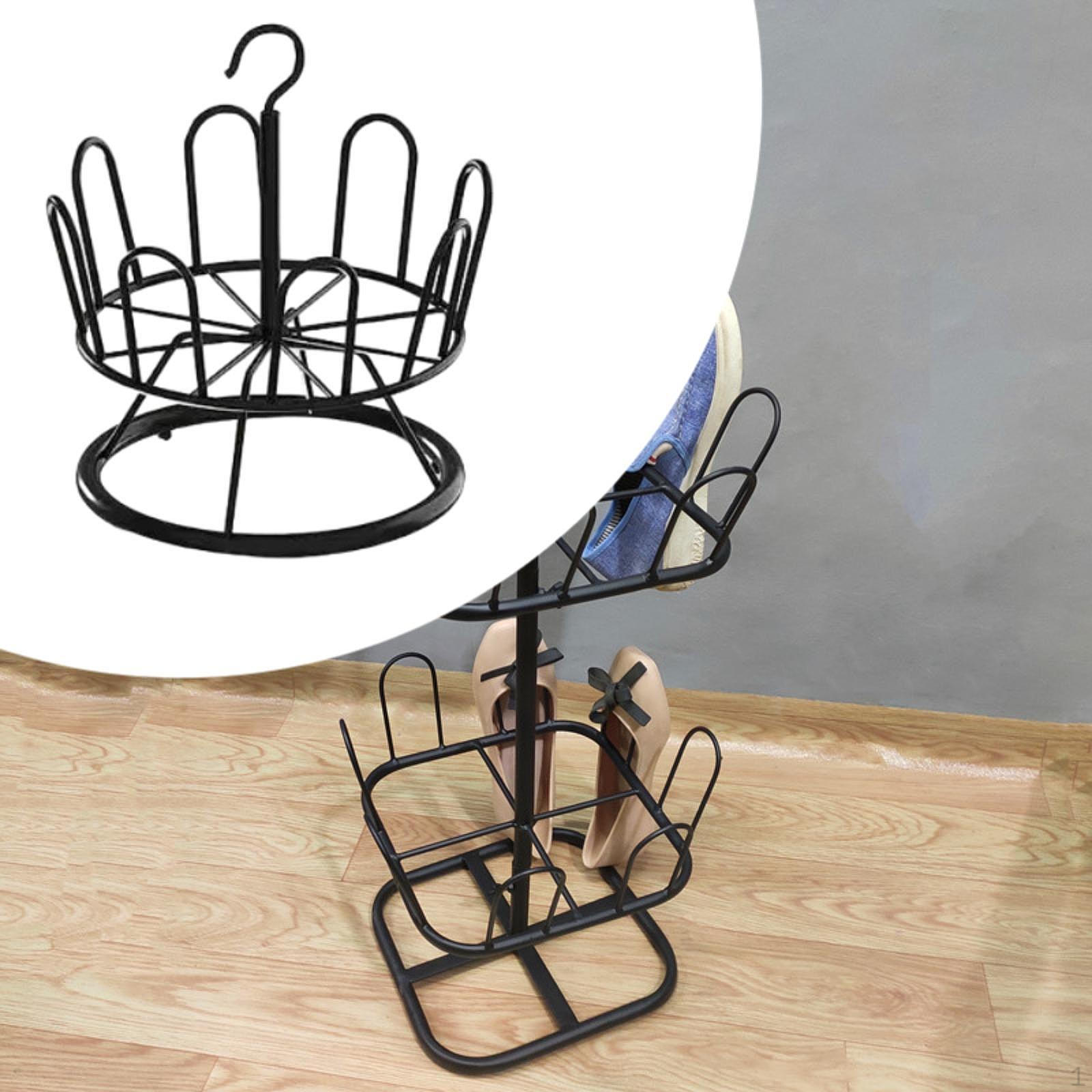 

Решение для хранения обувной карусели Black 1 Tier