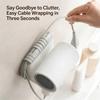 Hair Dryer Holder With Storage Organizers Adhesive Installation For Bathroom Space Saving