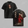 T-shirt Anime Inuyasha Harajuku Vintage Lavata Y2k T-shirt Abbigliamento Uomo Estate Casual Manica Corta Cotone di Alta Qualità T-shirt Top