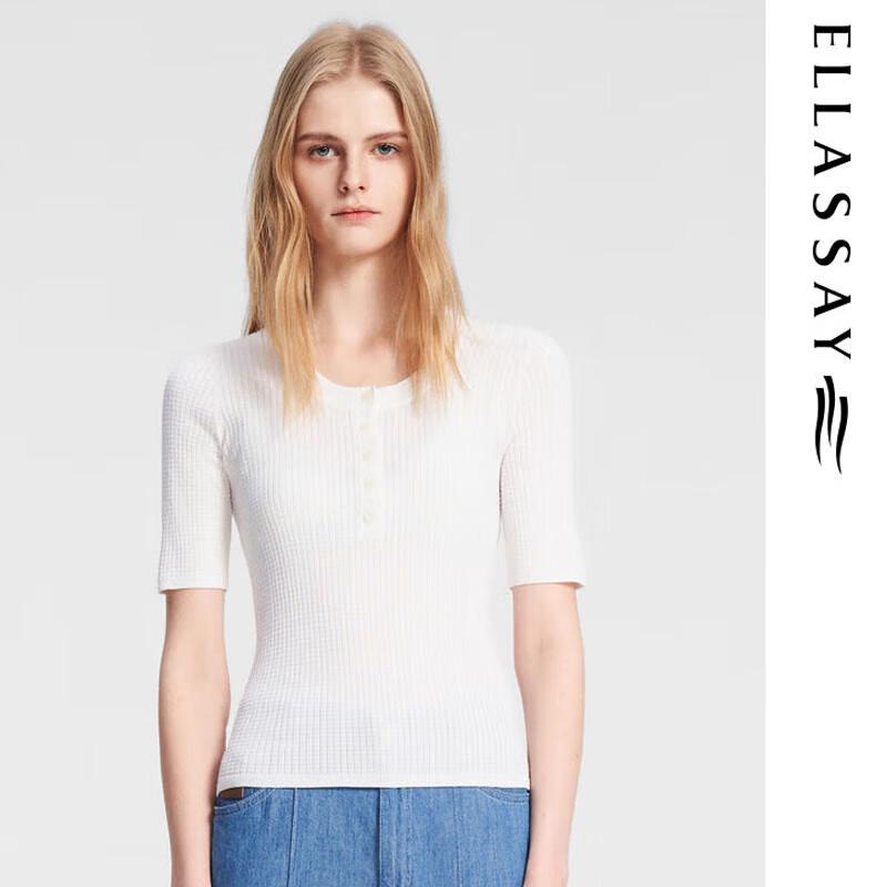 ELLASSAY Women's Spring Slim-Fit Knit Top EWW351M01200