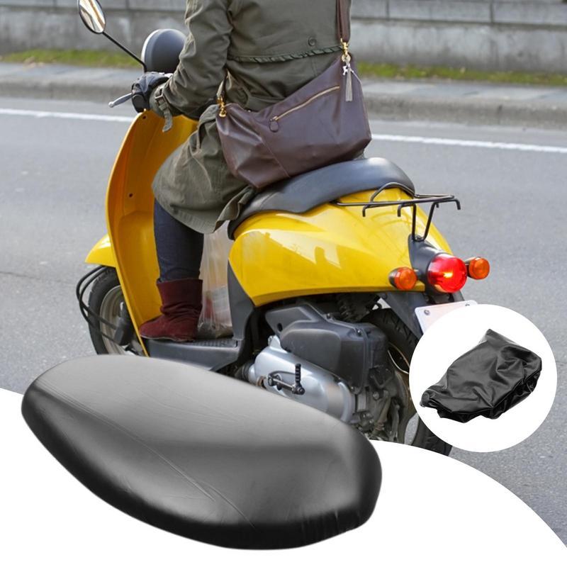 Motorcycle Cushion Cover Rainproof Coated Seat Cover Rainproof & Dustproof Stretch Fabric Fit For Small-Size Motorcycle Moped