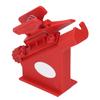 Adjustable Fletching Jig ABS Magnetic Straight Helix Fletching Jig with Clamps for Archery Arrow Red