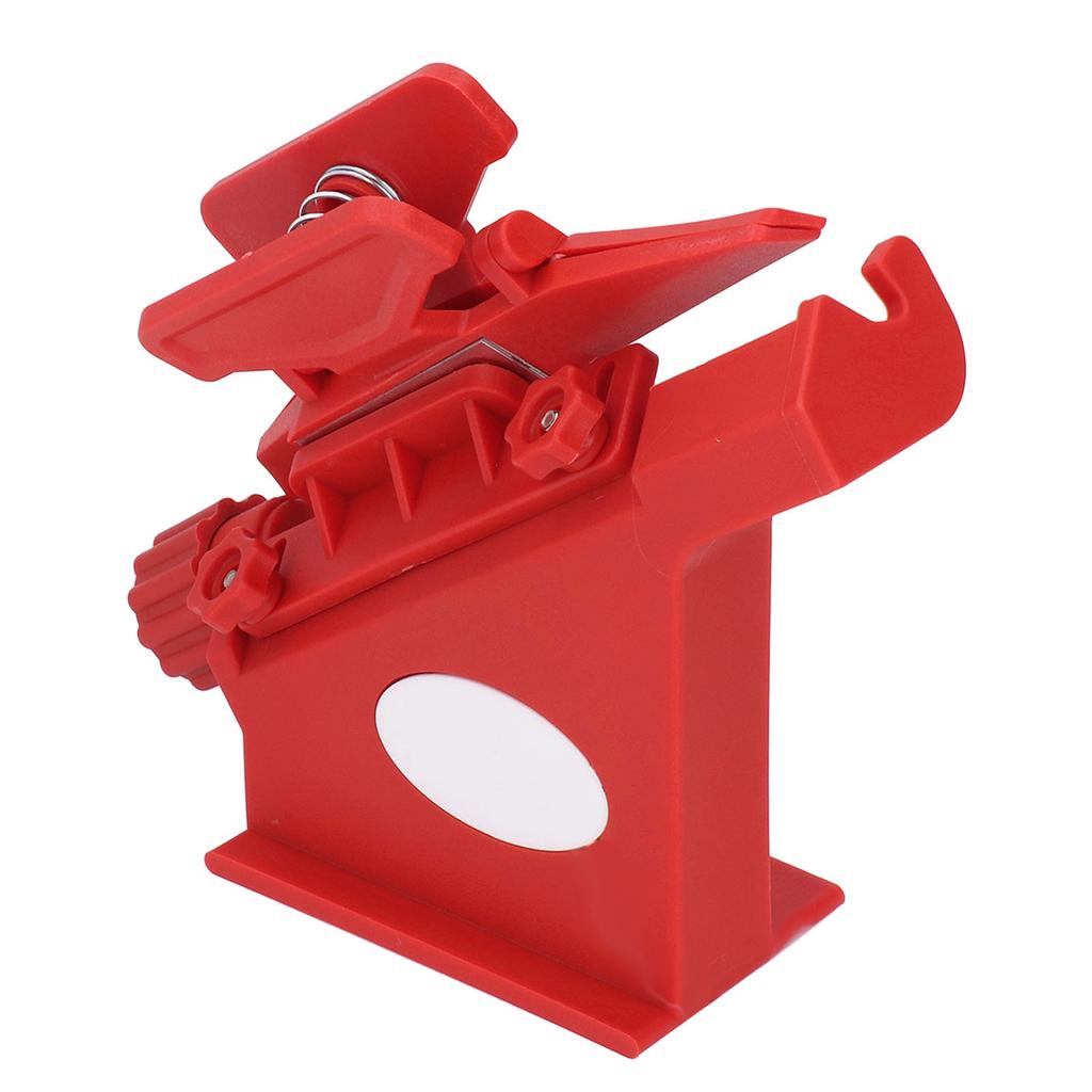 Adjustable Fletching Jig ABS Magnetic Straight Helix Fletching Jig with Clamps for Archery Arrow Red