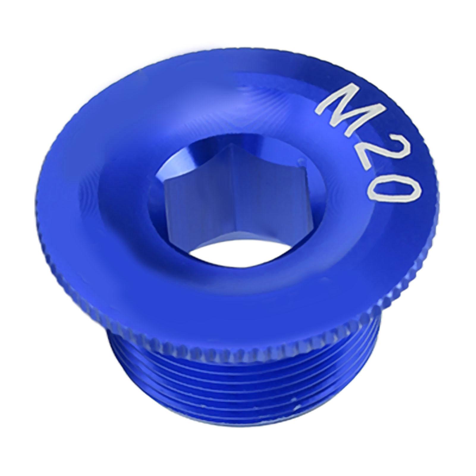 

CANSUCC M20 Bicycle Crank Cover Screws Corrosion Resistant Aluminum Alloy Crank Cover Screw CapBlue синий