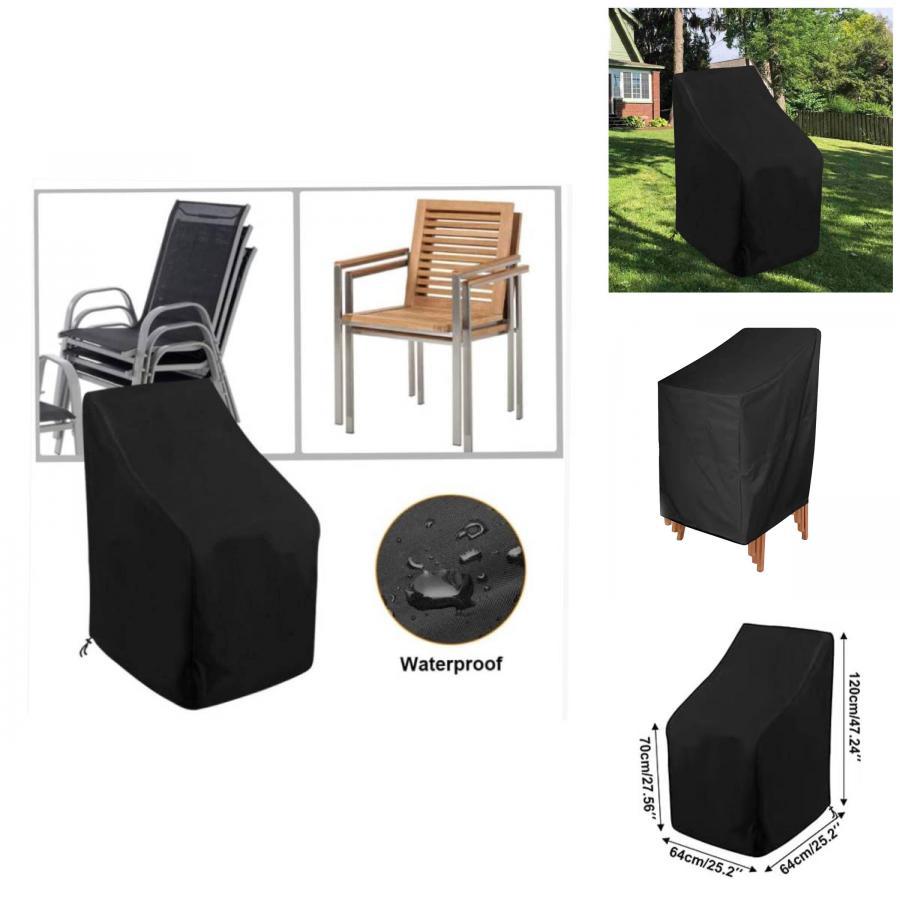 Modern Minimalist Stacking Chair Cover Waterproof Dustproof For Indoor Outdoor Furniture