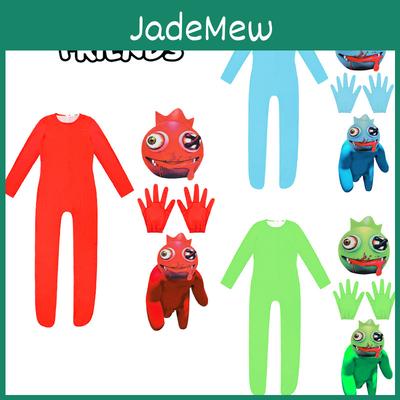 Tuta Colorata Roblox Rainbow Friends Maschera Costume Per Bambini Cosplay