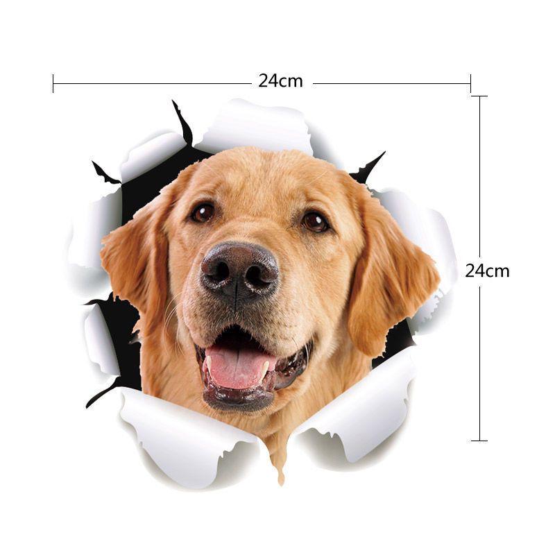 3D Cute Kitten & Puppy Stereoscopic Decal for Cars & Motorcycles