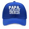 PAPA THE Unisex   Adjustable Strap Breathable Unisex Hat with Lettering YK Style for Women  Unisex Sandwich Baseball Cap