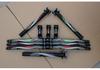 Three-Piece Ultra-Light Mountain Bike Handlebar Set: Includes Handlebar, Stem, and Extended Seatpost.