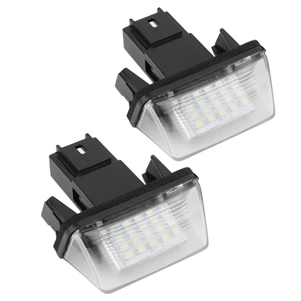 2pcs Direct Replacement License Plate Lamp 18 LED Car Plate Light  Car Lighting System