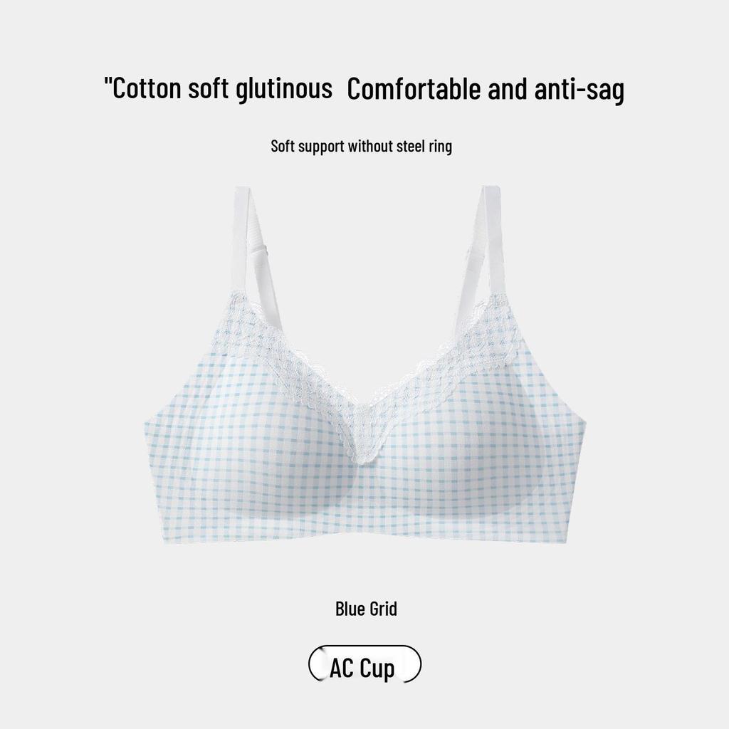 Sweet Girl Seamless Floral Push-up Bra for Small Busts - Enhances Size, Reduces Side-Boobs, Wireless Comfort