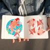 12Pcs 12 Styles PET Hollow Out Drawing Painting Stencils, for DIY Scrapbook, Photo Album, Fish, 150~300x150~300mm, 1pc/style
