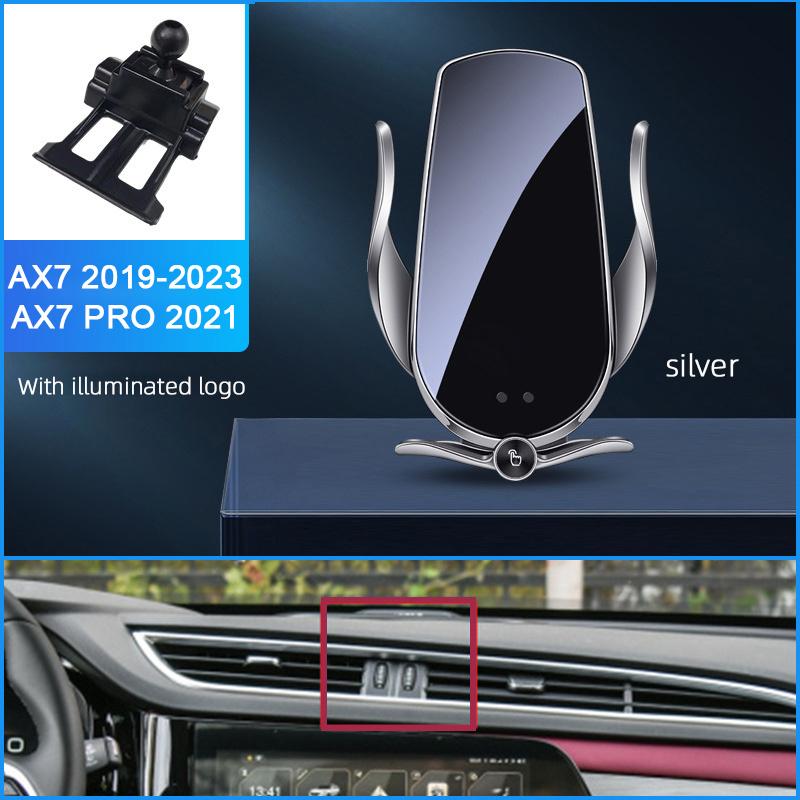 Car Wireless Charging Mobile Phone Holder For DFM DongFeng AEOLUS AX7 PRO FORTHING M5L EV Yixuan Infrared Sensor Fixed Bracket