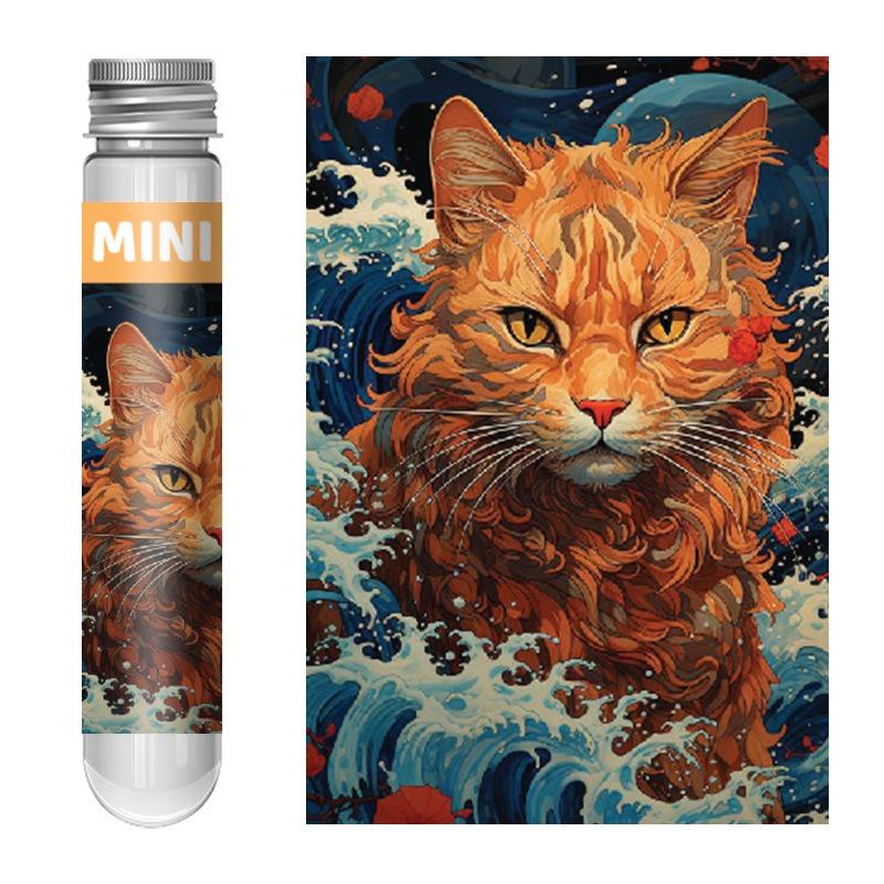 150PCS Mini Test Tube Oil Painting Jigsaw Puzzles Set Family Educational Toys Gifts for Adults Children Creative DIY Puzzle Game