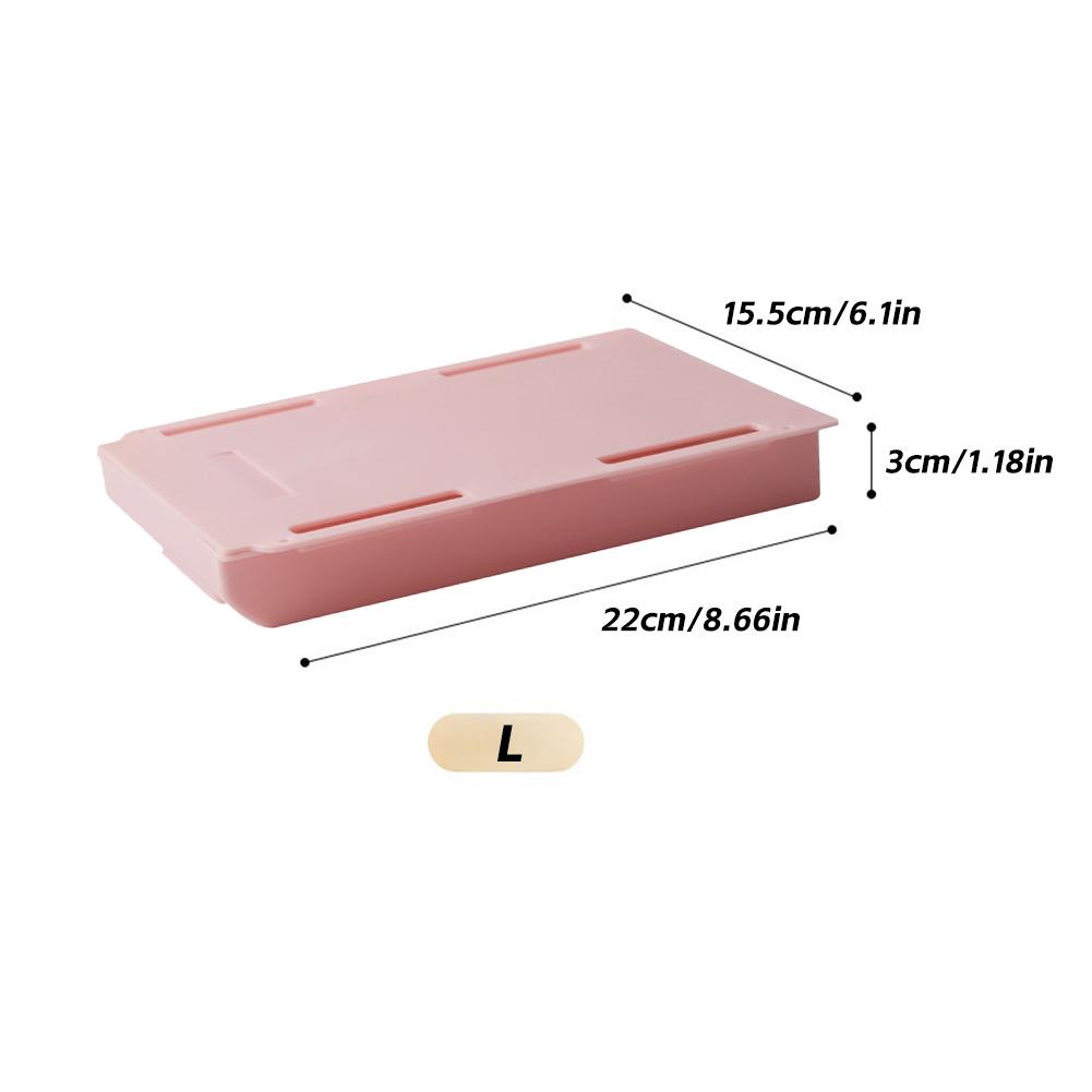 Samolepicí zásuvka pod stůl Skrytý úložný box Úspora místa Víceúčelový organizér na psací potřeby pro psací potřeby/kancelářské potřeby