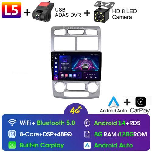 Fortress  Android 10 Car Radio For Kia Sportage 2 2004 2005 2006 2007-2010 Android Auto Multimedia Player Stereo BT 2din DVD HU