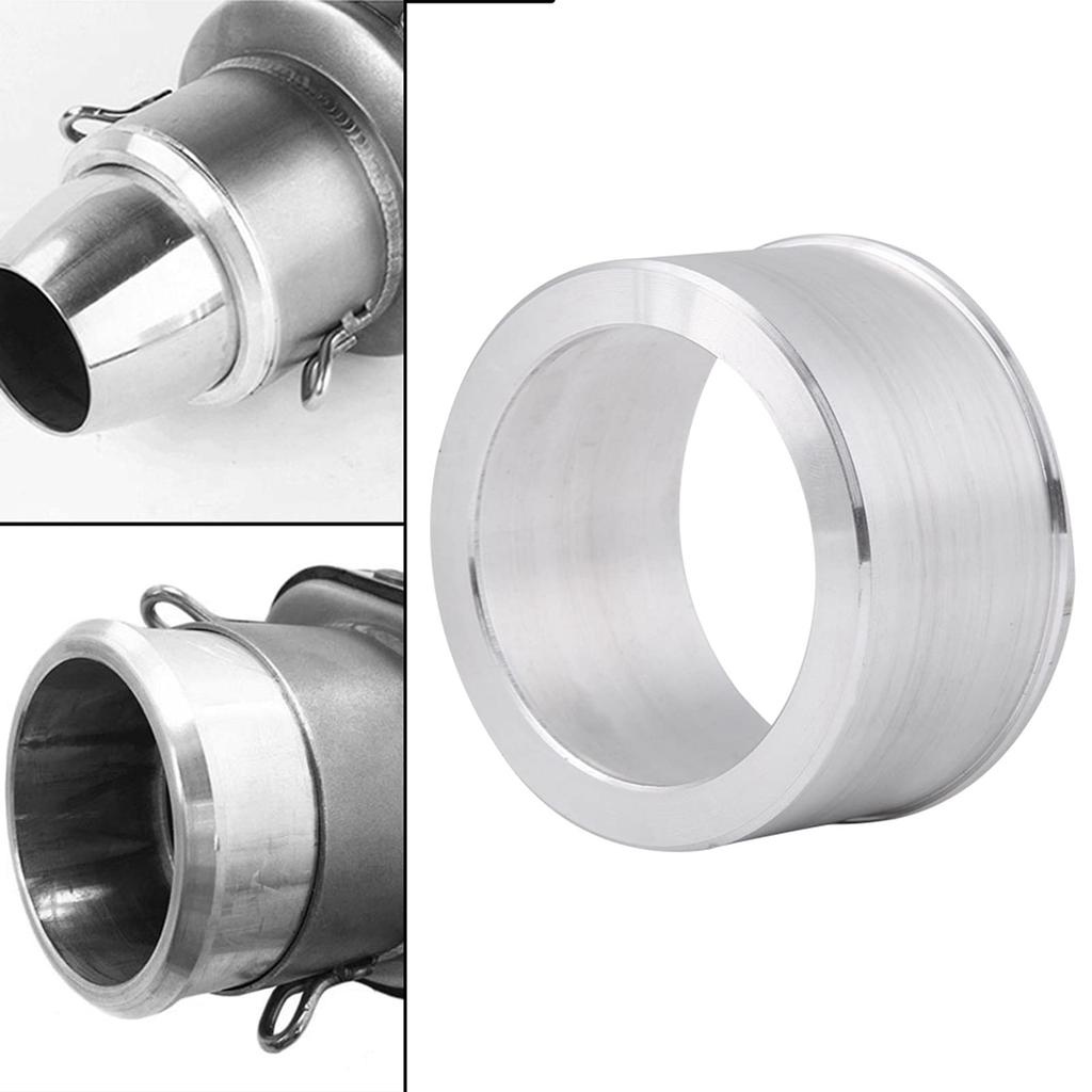 KIMISS Exhaust Reducer Sleeve 60mm Muffler Adapter Exhaust, 60mm to 51mm Exhaust Gasket Reducer