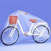 Housse de Pluie Imperméable pour Moto Scooter Protection Extérieure contre le Soleil Anti-poussière Protecteur