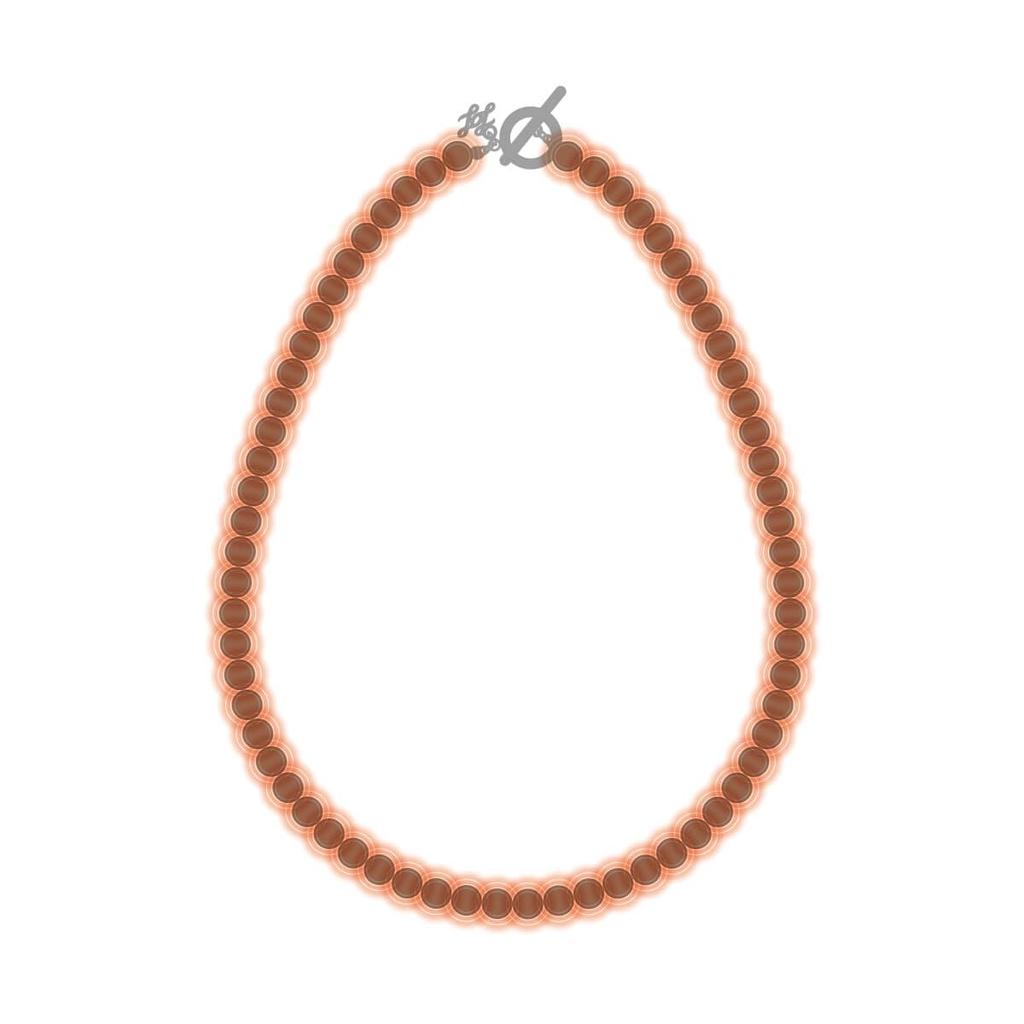 Lieri Magnetic Pearl White X Relieves Shoulder Colantotte Official Colantotte Brand Necklace, Gold, 42cm, Women's, Stylish, Stiffness, Cute, Pearl,