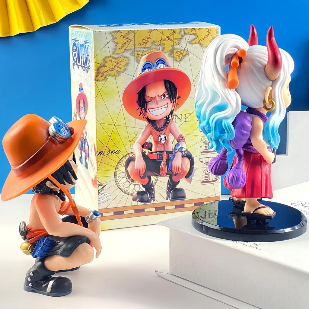 Trendy GK Hand-Painted One Piece Laughing Ace Yamato Car Ornament