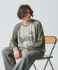 Dimiteulibeullaeg Vlad Type-A Two-Tone Knit Sweatshirt_Olive