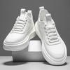 Fashion High Quality Youth Mens Small White Shoes Sneakers Spring Breathable Internal Increased Casual Shoes Student Board Shoes Jogging
