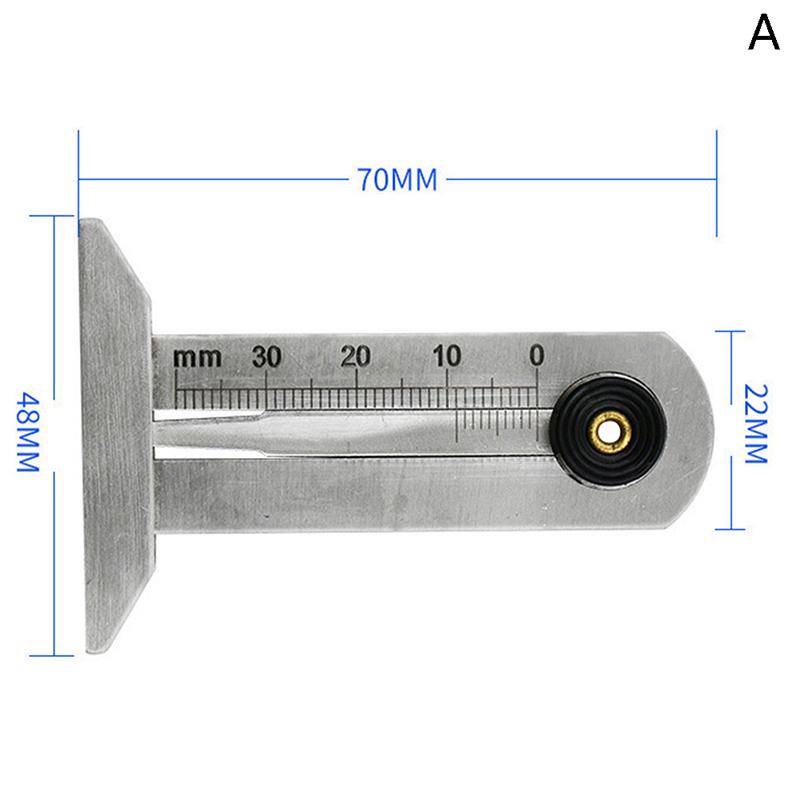 

Измеритель глубины протектора автомобильной шины из нержавеющей стали, линейка, штангенциркуль, измерительный прибор 0-30mm