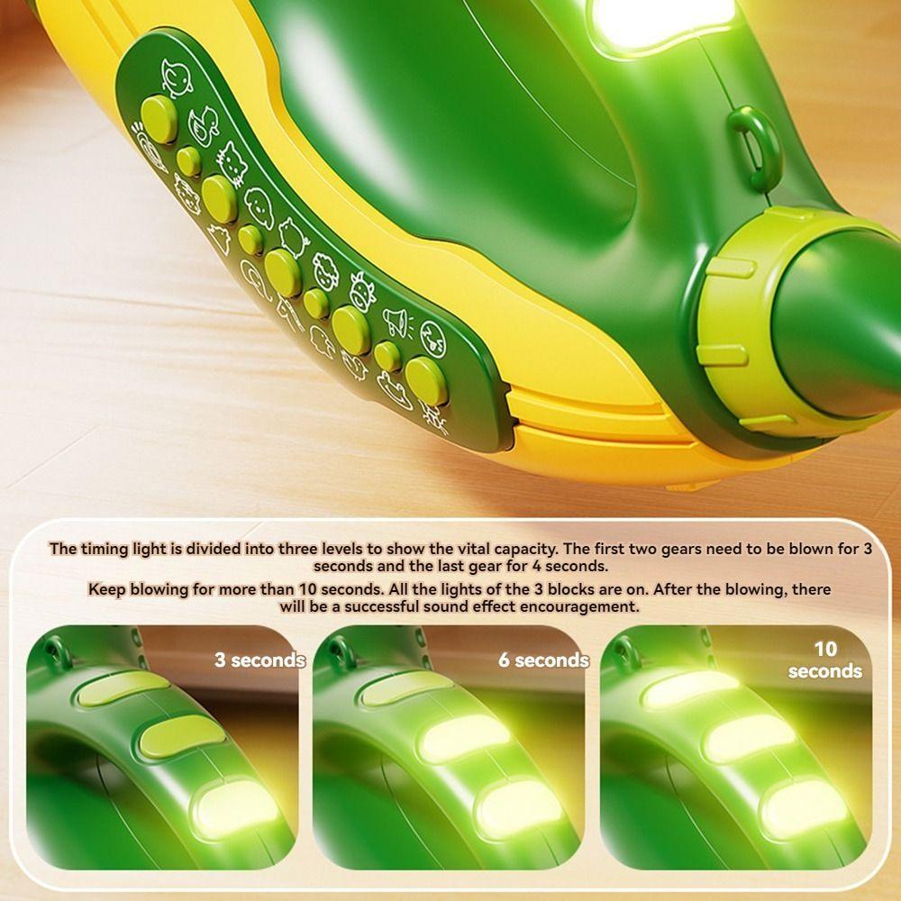 Interactive Animals Rally Horn Toys 30-Sound Lung Capacity Exerciser  Toddler Educational