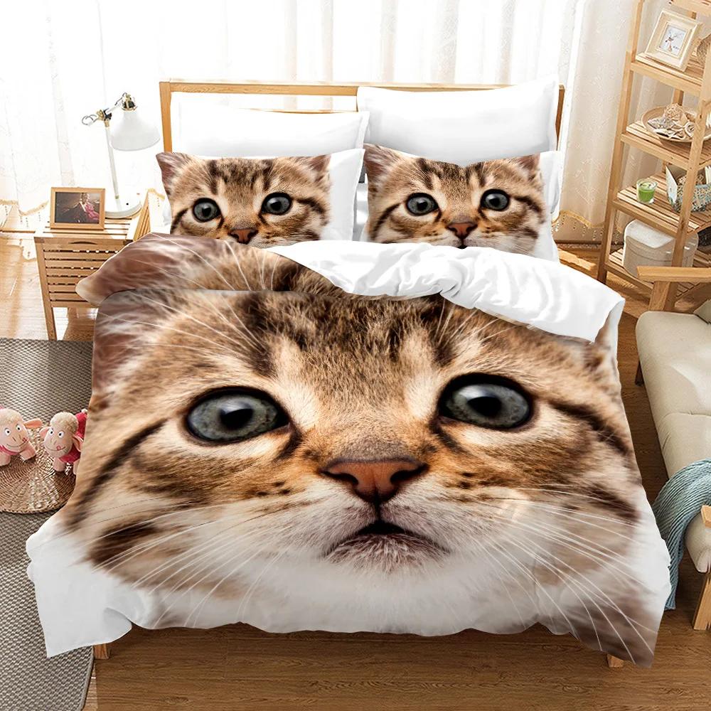 Comforter Kids Cartoon Bedding 3D Print Lovely Pet Dog Home Textile Comforter Bedding Sets S Softness Comfort Hot