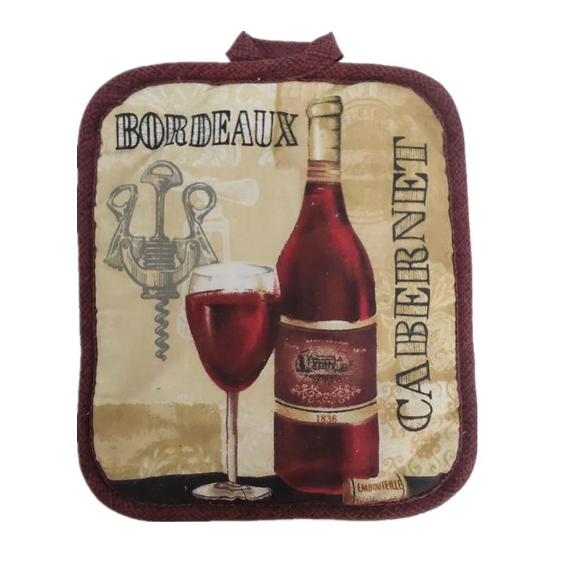 1Pc 17x22cm Rectangle Sewing Cotton Heat Resistant Pot Holder Pads Table Mat Placemat Kitchen Baking Tool