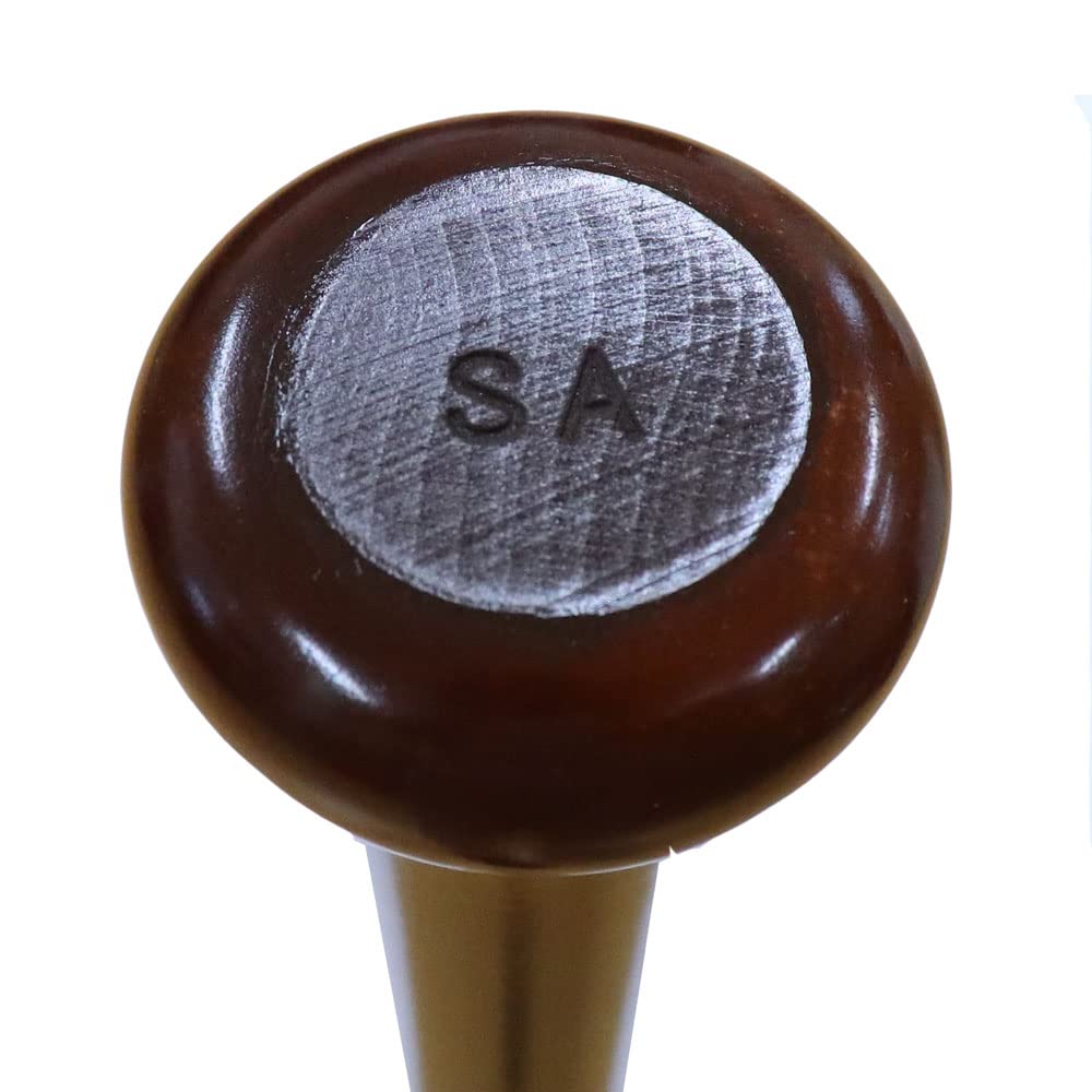 ZETT Professional Model Hardwood Bat with Hollow Head for Easy Lightweight Baseball Hall bwt14ty Sano Style Swing, Maple, Original, 3719sa, 84cm,