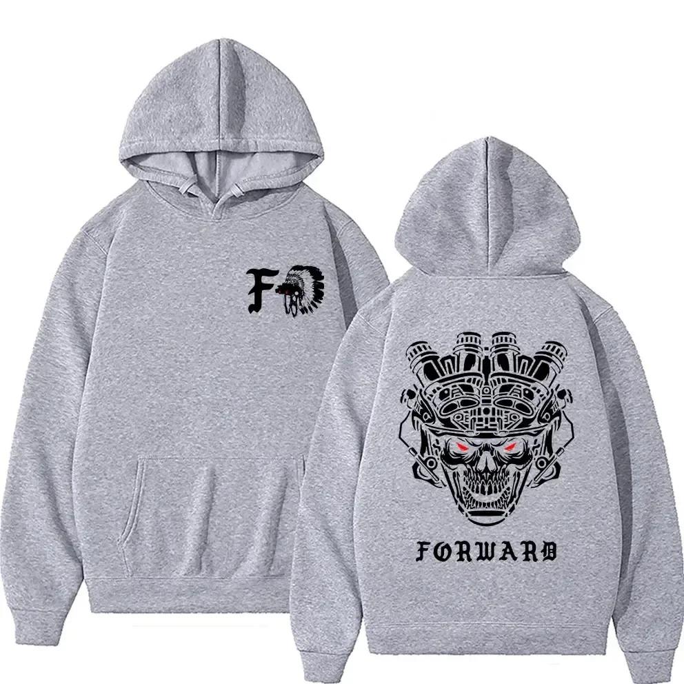 2025 Neu Forward Observations Group Schädel Doppelseitiger Druck Hoodie Herrenmode Pullover Männer Frauen Vintage Lässige Hoodies