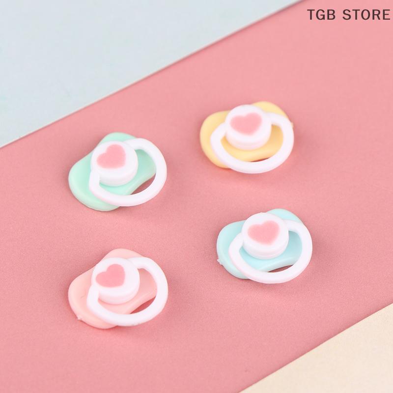 5Pcs Mini Doll Pacifier Set OB11 BJD Dolls Baby Dolls Kids Toy Dummy Nipples Play House Accessories Lovely Baby Pacifier Supp