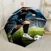 Ronaldo's Legacy: Goat Automatic Umbrella with 8-Rib Compact Design for Outdoor Daily Use Fashion Lovers Gift for Festivals