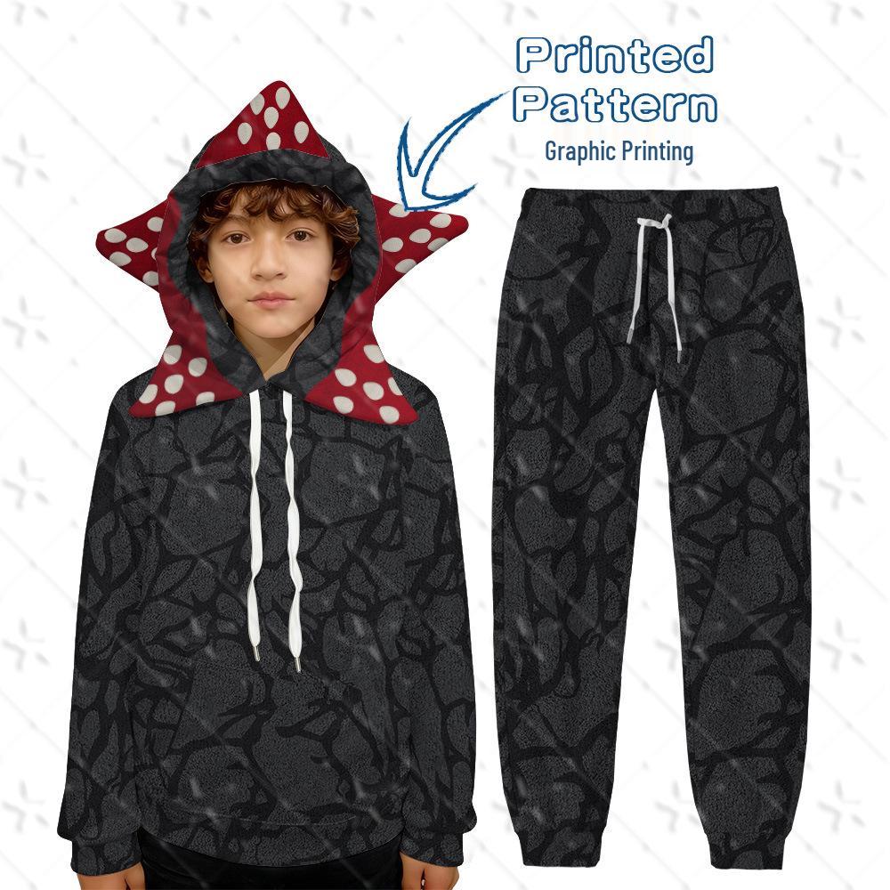 

Худі та спортивні штани Stranger Things Демогоргон: Модний вуличний комплект 150cm