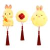 Blessing Chinese Rabbit Lantern Traditional Antique Lantern Portable Handheld Lamp  Kindergarten