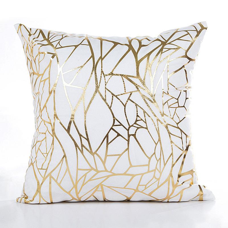Hot Stamping Pillow Cover European Classical Sofa Cushion Cover Pillow Cover