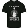 I Like My Guitar and 3 People Rock N Roll Unisexs Light Cotton TShirt