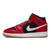 Air Jordan 1 Mid SE GS Christmas Kids Sneakers Red Black White DQ8418-006