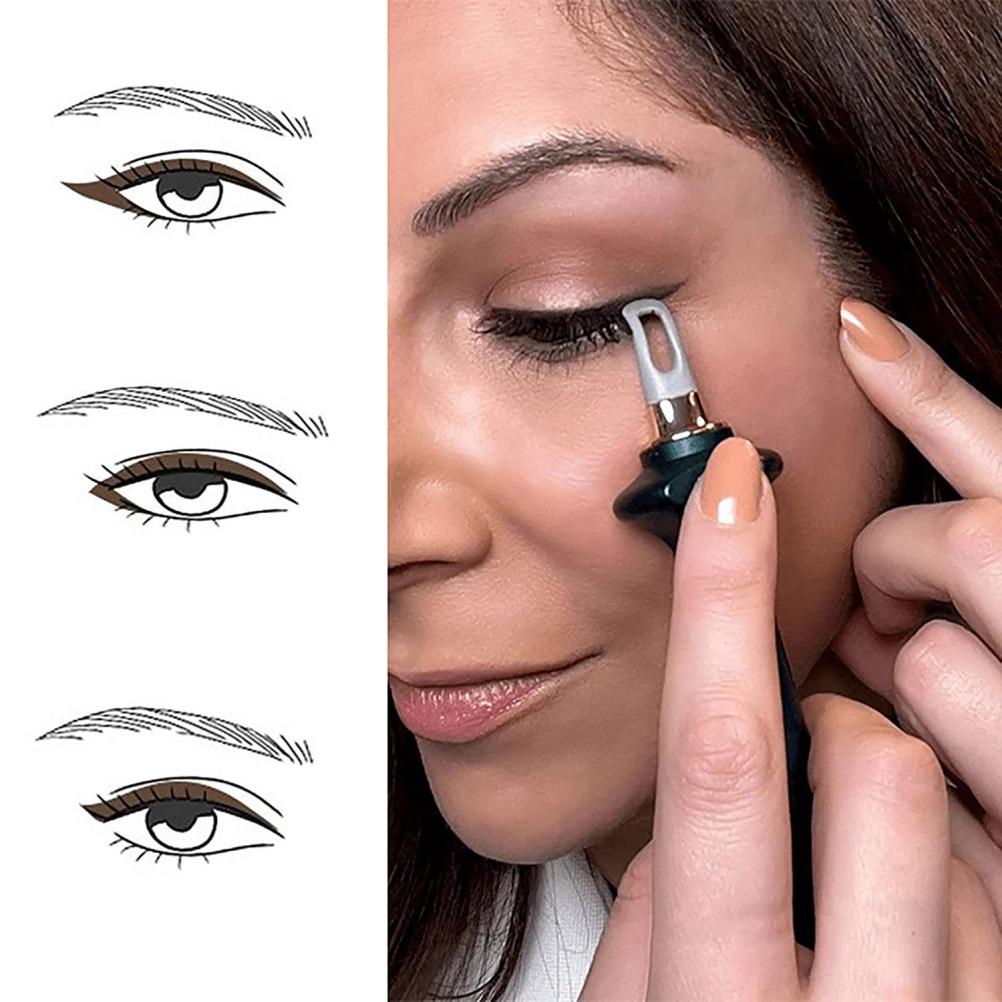 Eyeliner Makeup Brush Reusable Silicone Eyeliner Brush Waterproof Eye Liner Makeup Applicator