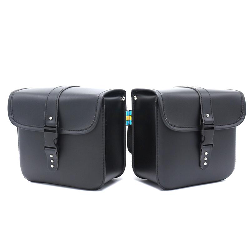 

Ретро PU кожа Мотоциклетная седельная сумка Седельные сумки Подсумок Чехол для хранения Боковой багаж Сумка на бак Водонепроницаемые Мотоциклетные аксессуары чёрный