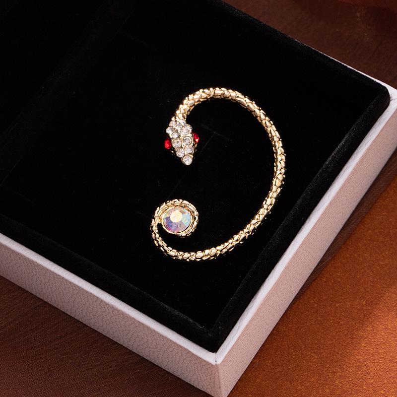 Orecchini Orecchini a Bottone Integrati Clip per Cartilagine Auricolare Rivetti Floreali Personalizzati di Lusso Orecchini Pendenti a Forma di Serpente Orecchini Premium