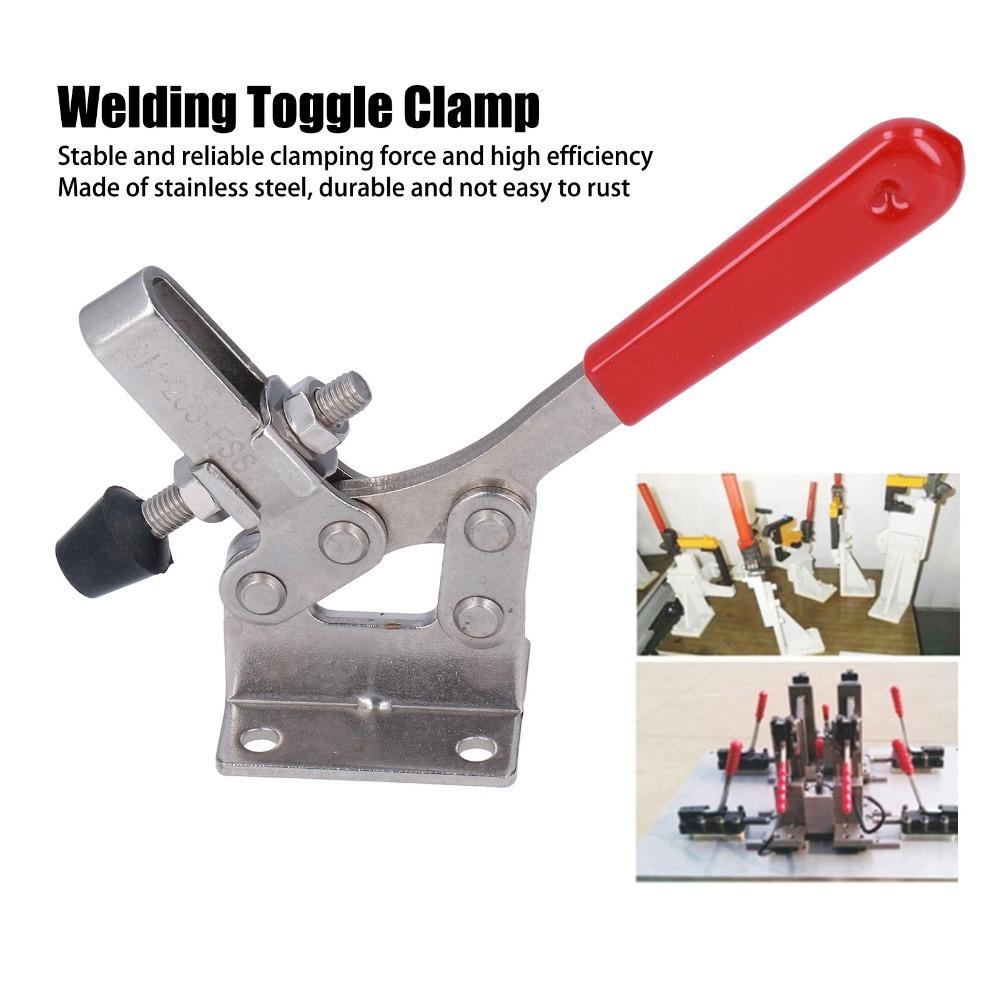 Stainless Steel Toggle Clamp Stable Woodworking Clamp Accessories Welding Clamp Woodworking