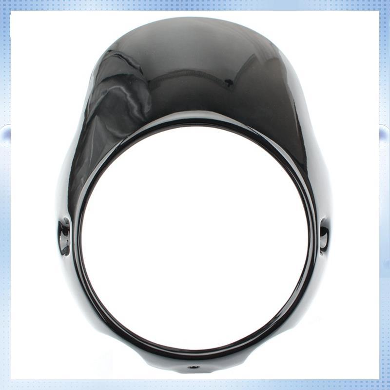 Motorcycle Headlight Fairing Mask Cowl For Triumph BONNEVILLE T100 T120 SE Thruxton 900 Scrambler 2001- Gloss Black