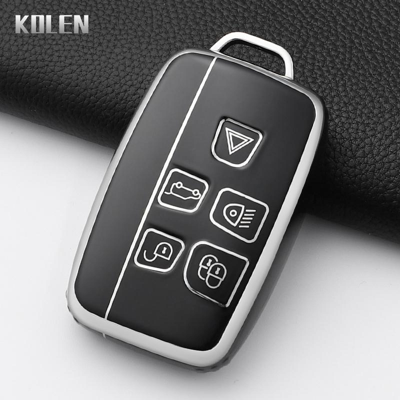 Luxury Car Remote Key Case Cover Shell For Land Rover Range Rover Evoque Sport Freelander Discovery Velar For Jaguar Xe Xf Xj