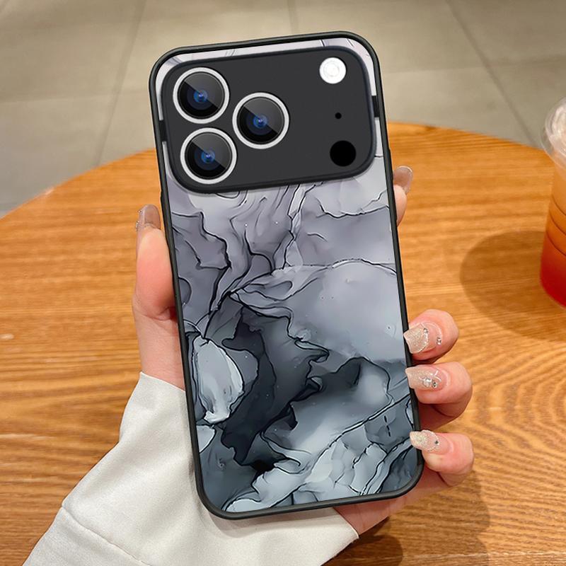 Sandstone Marble Pattern Phone Case For iPhone 17 Pro Max Case iPhone 16 Pro Max 15 14 13 16E 17E Magnetic For Magsafe Hybrid Matte Cover